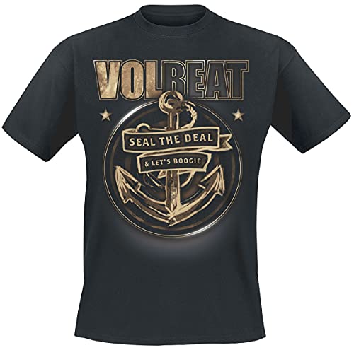 Volbeat Anchor Männer T-Shirt schwarz 4XL 100% Baumwolle Band-Merch, Bands, Nachhaltigkeit von Volbeat