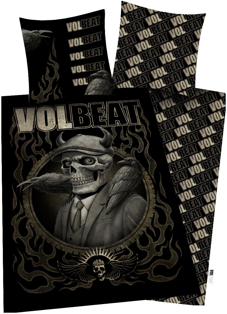 Volbeat Bettwäsche - Skull - multicolor  - EMP exklusives Merchandise! von Volbeat