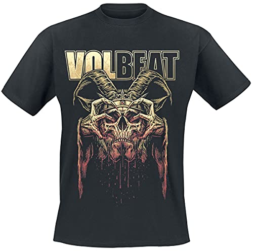 Volbeat Bleeding Crown Skull Männer T-Shirt schwarz 4XL von Volbeat