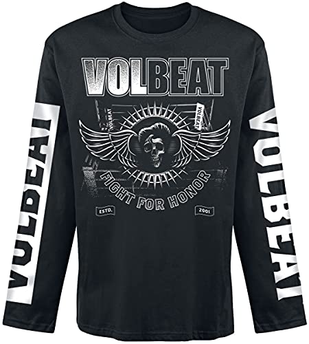 Volbeat Fight for Honor Männer Langarmshirt schwarz 3XL 100% Baumwolle Band-Merch, Bands von Volbeat