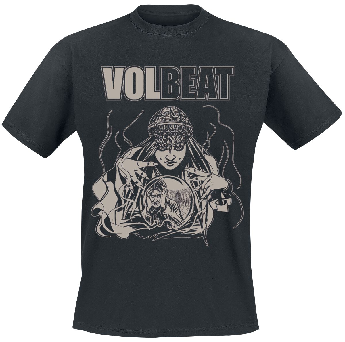 Volbeat Future Crystal Ball T-Shirt schwarz in M von Volbeat