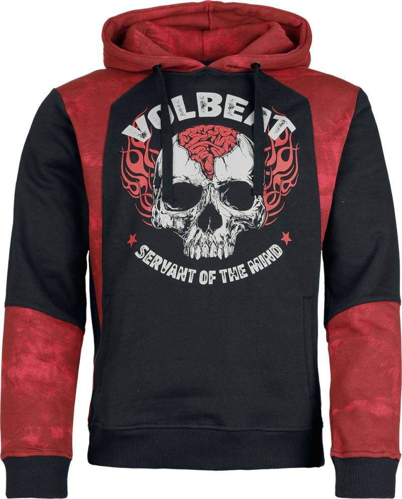Volbeat Kapuzenpullover - EMP Signature Collection - M bis 3XL - für Männer - Größe XL - schwarz/dunkelrot  - EMP exklusives Merchandise! von Volbeat