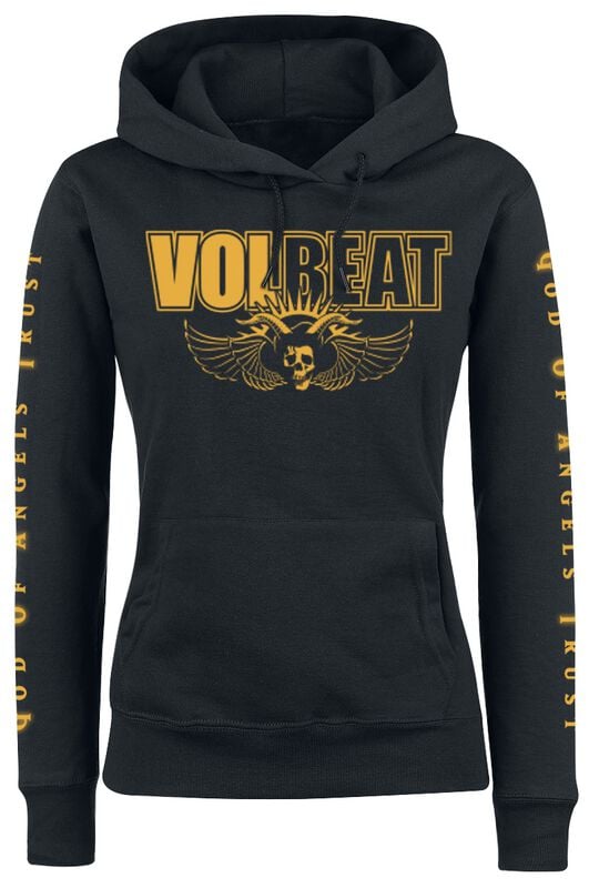 Volbeat Kapuzenpullover - God Of Angels Trust - S bis XXL - für Damen - Größe L - schwarz  - EMP exklusives Merchandise! von Volbeat