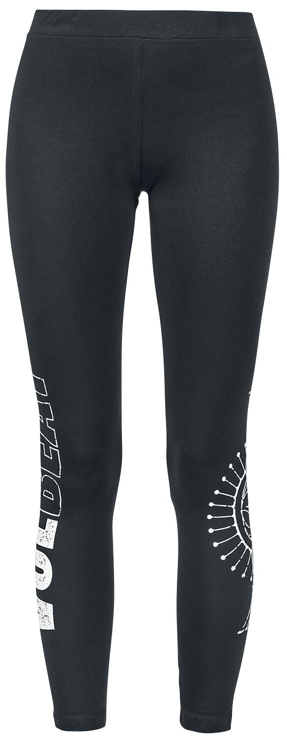 Volbeat Leggings - S bis XXL - für Damen - Größe M - schwarz  - EMP exklusives Merchandise! von Volbeat