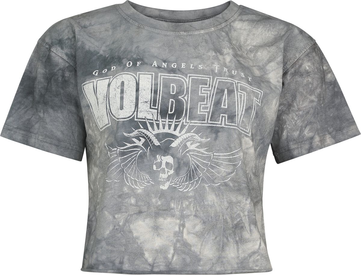 Volbeat Logo T-Shirt grau in S von Volbeat
