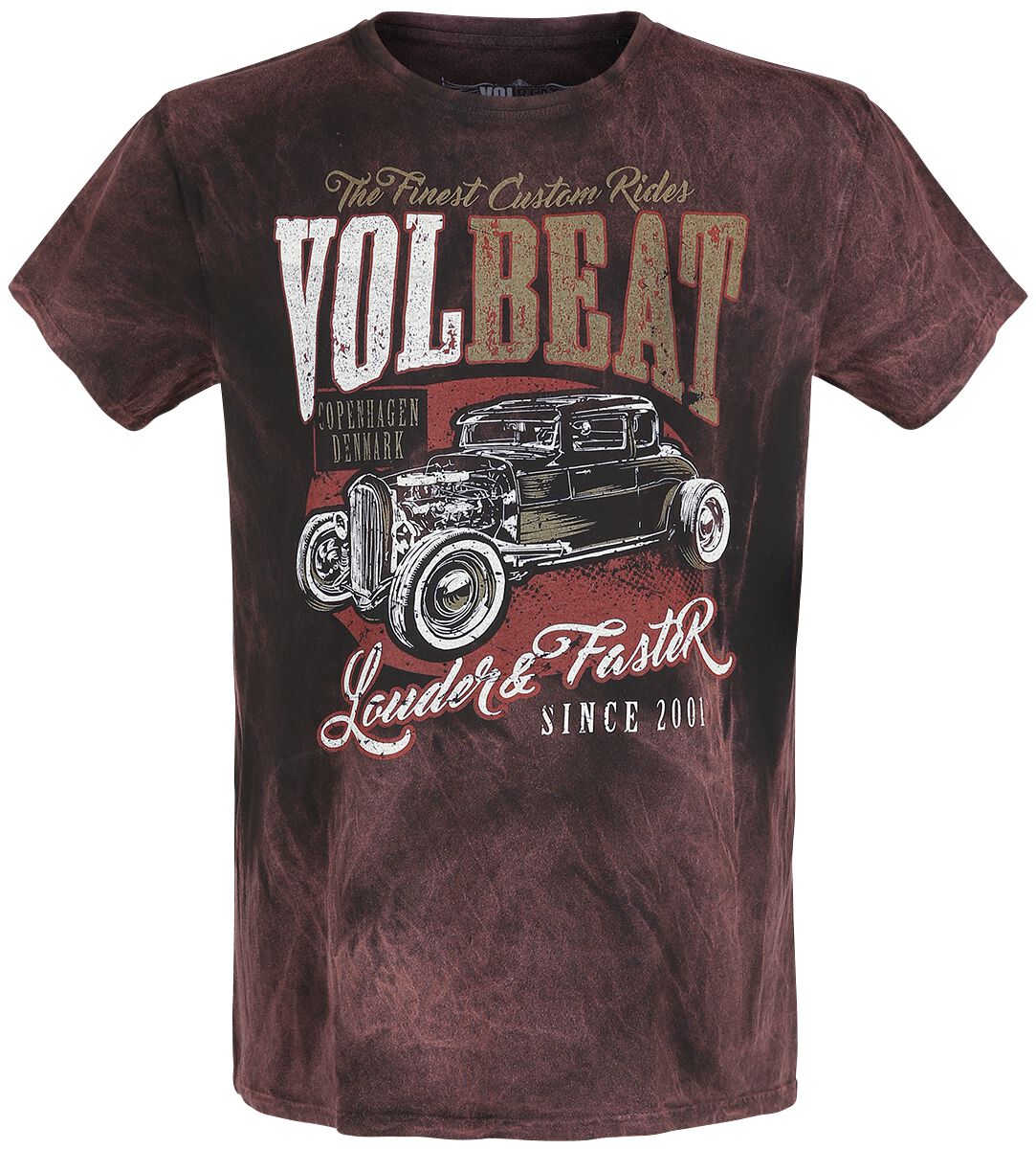 Volbeat Louder And Faster T-Shirt rost in L von Volbeat