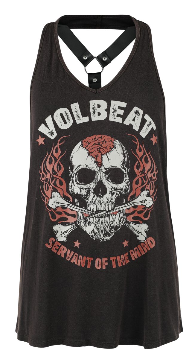 Volbeat Neckholder - EMP Signature Collection - S bis XXL - für Damen - Größe L - graubraun  - EMP exklusives Merchandise! von Volbeat