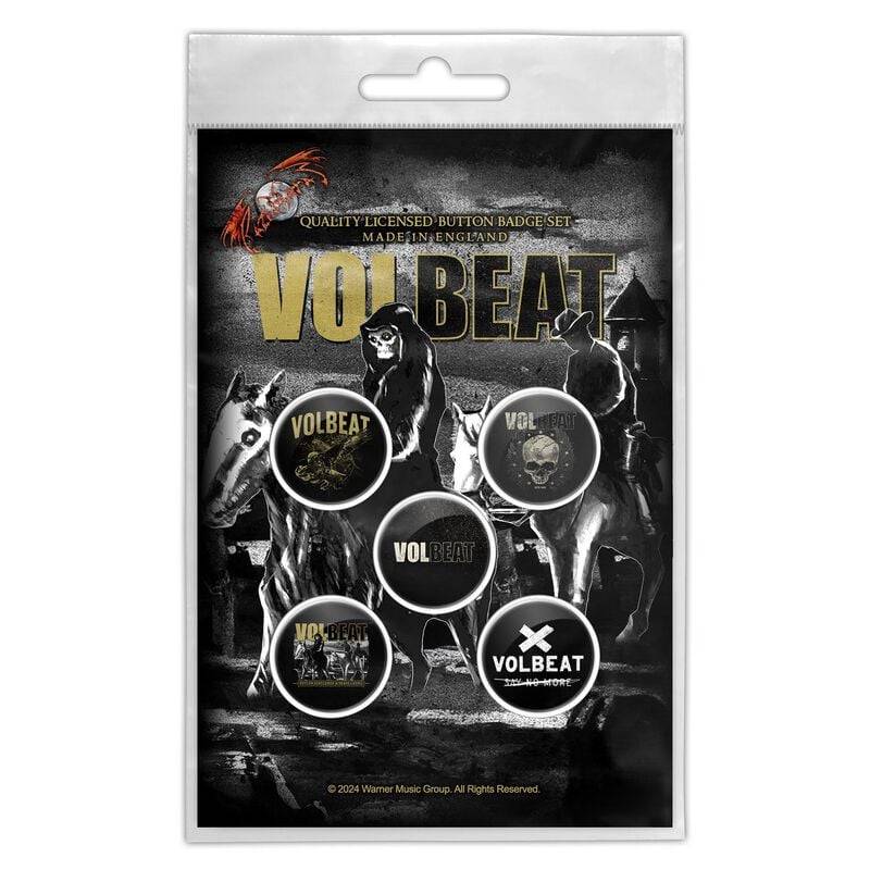 Volbeat Outlaw Gentleman Button multicolor von Volbeat