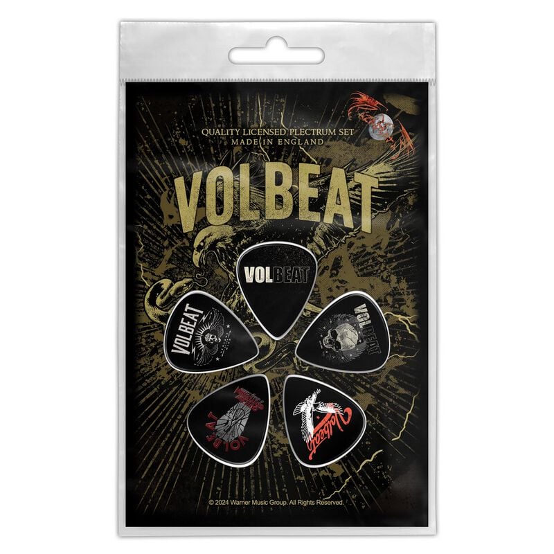 Volbeat Plektren-Set - Outlaw Gentleman - multicolor  - Lizenziertes Merchandise! von Volbeat