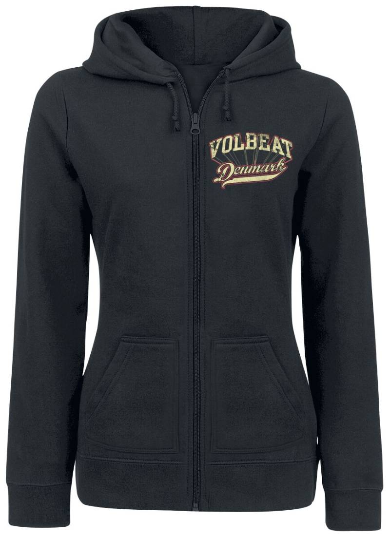 Volbeat Rise From Denmark Kapuzenjacke schwarz in L von Volbeat