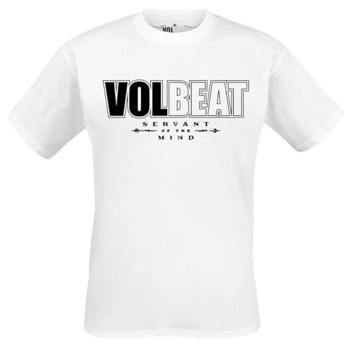 Volbeat Servant of The Mind Logo Männer T-Shirt weiß 3XL von Volbeat