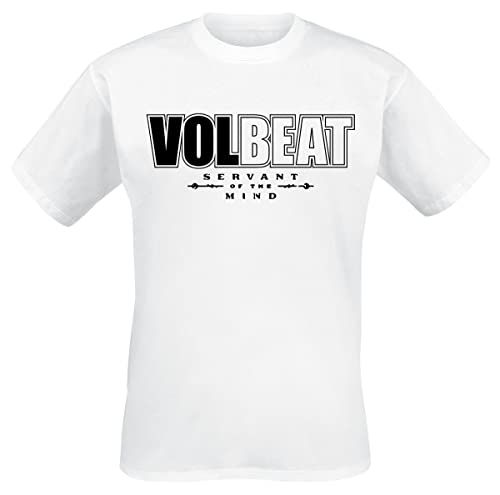 Volbeat Servant of The Mind Logo Männer T-Shirt weiß M von Volbeat