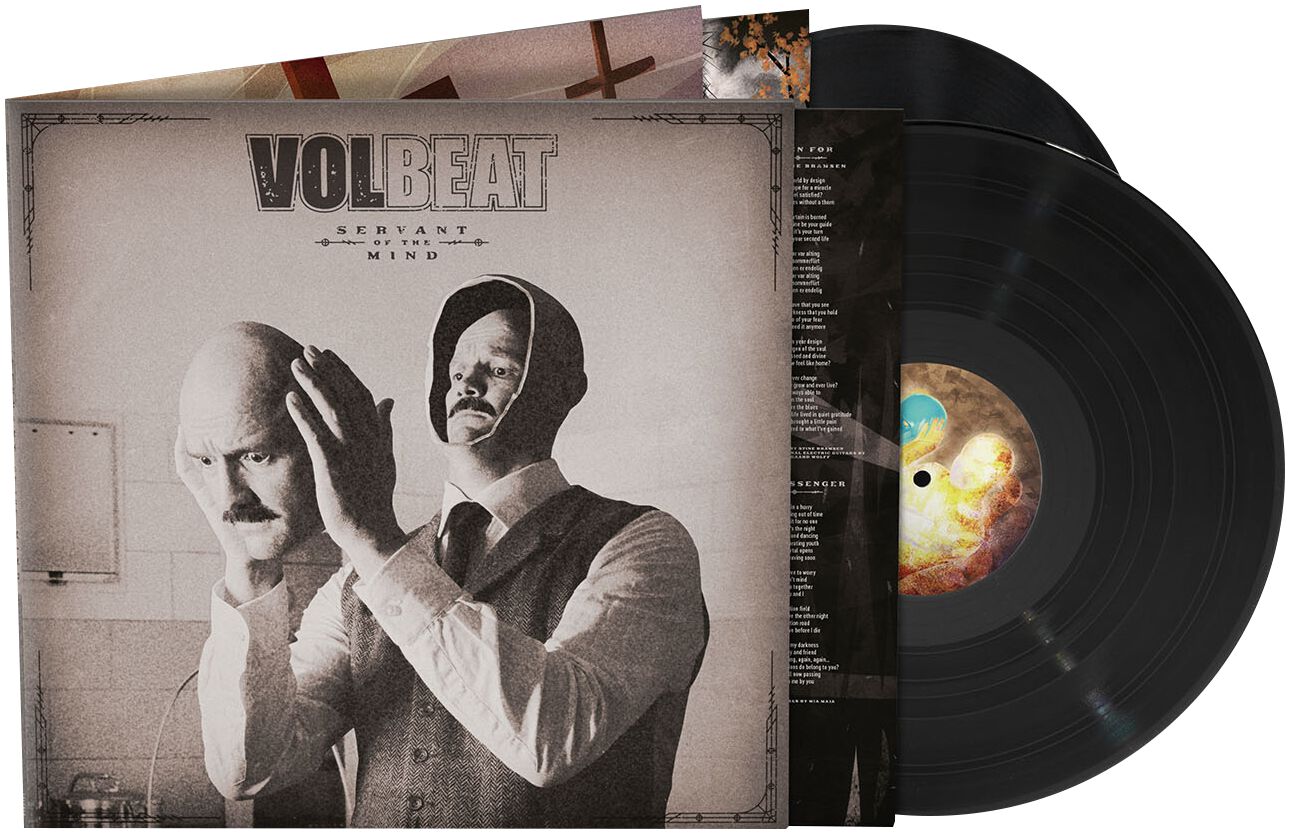 Volbeat Servant of the mind LP schwarz von Volbeat
