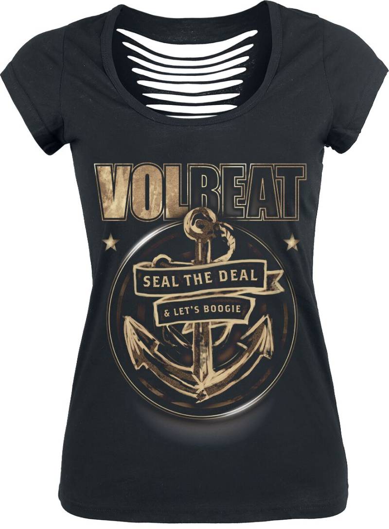 Volbeat T-Shirt - Anchor - S bis XL - für Damen - Größe S - schwarz  - EMP exklusives Merchandise! von Volbeat