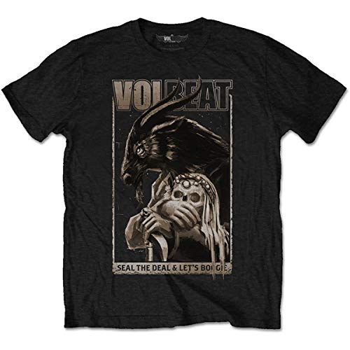 Volbeat T Shirt Boogie Goat Band Logo Nue Offiziell Herren von Volbeat