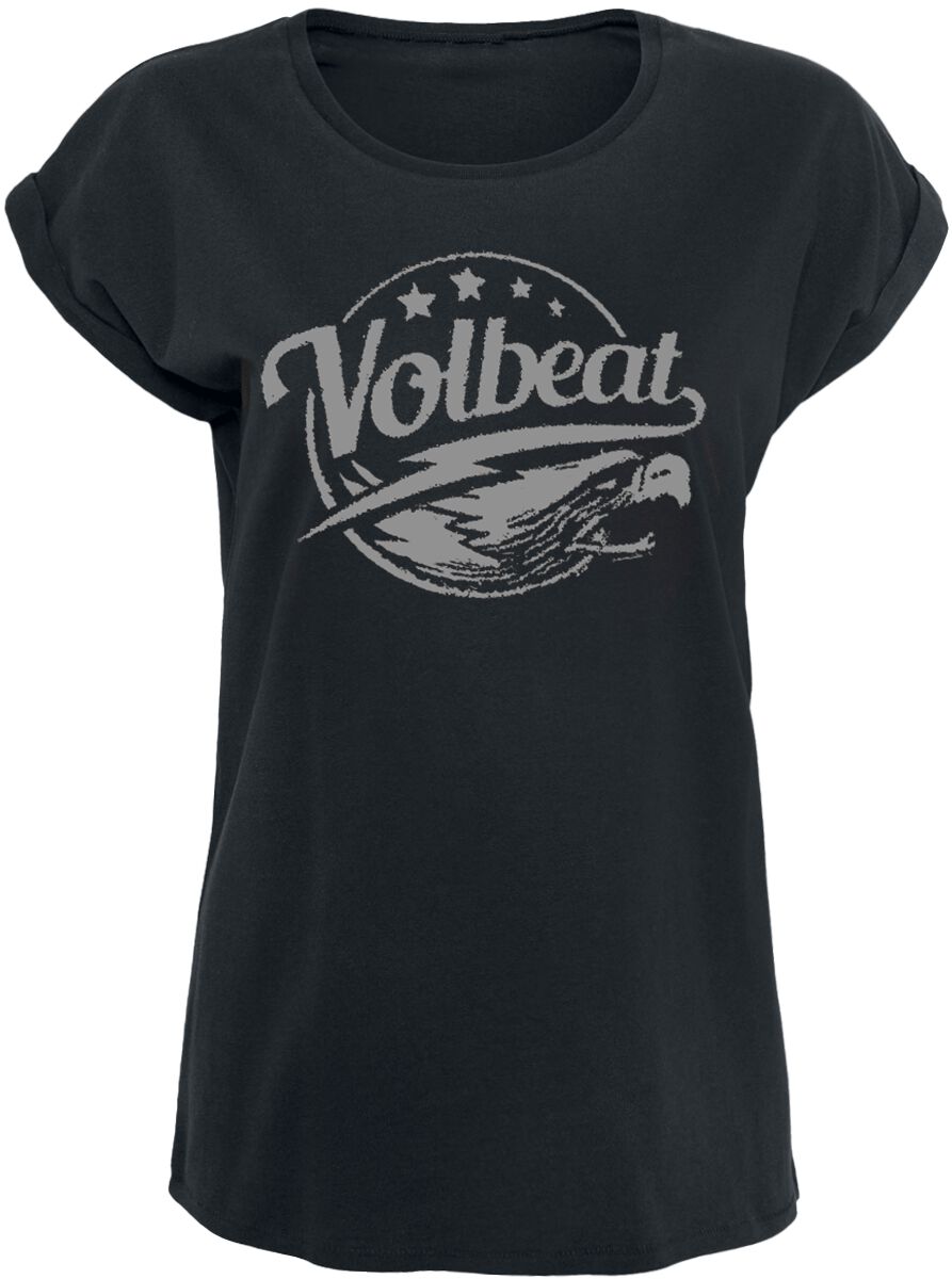 Volbeat T-Shirt - Eagle - S bis XXL - für Damen - Größe XXL - schwarz  - Lizenziertes Merchandise! von Volbeat