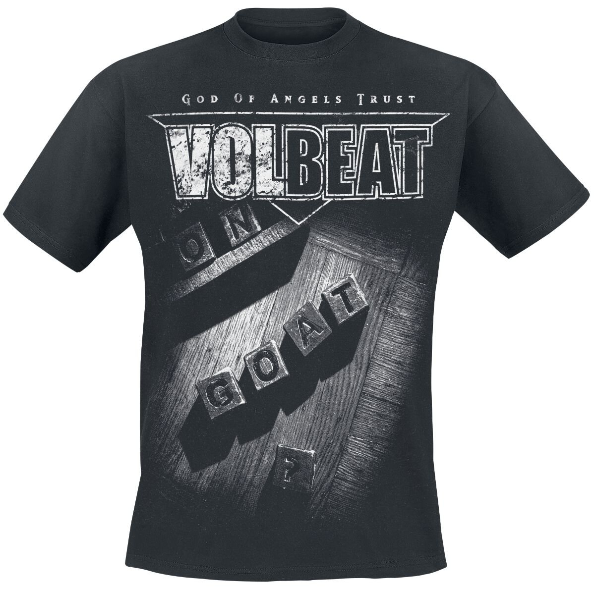 Volbeat T-Shirt - Goat Blocks - S bis 4XL - für Männer - Größe 4XL - anthrazit  - EMP exklusives Merchandise! von Volbeat
