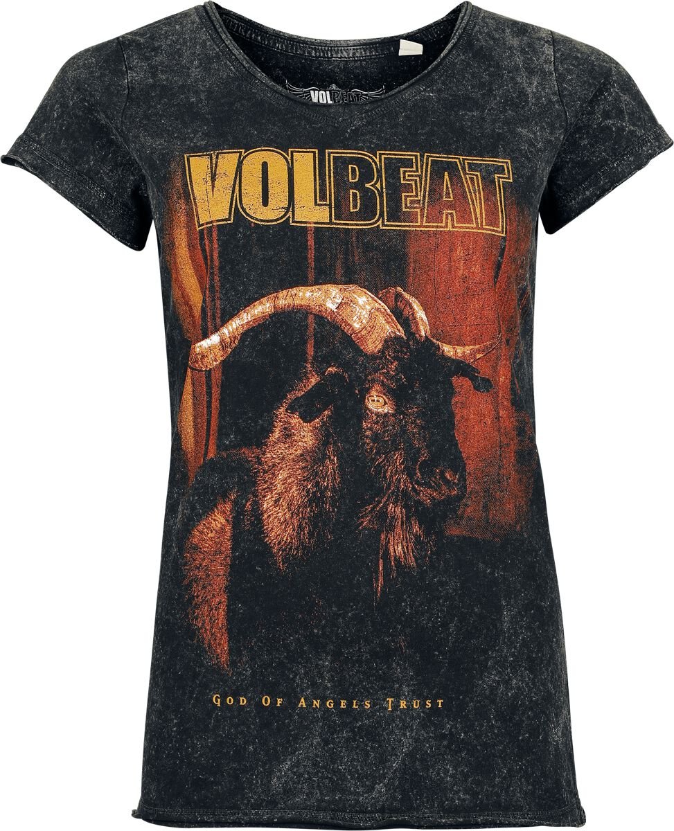 Volbeat T-Shirt - Goat Entrance - S bis 4XL - für Damen - Größe S - grau  - EMP exklusives Merchandise! von Volbeat