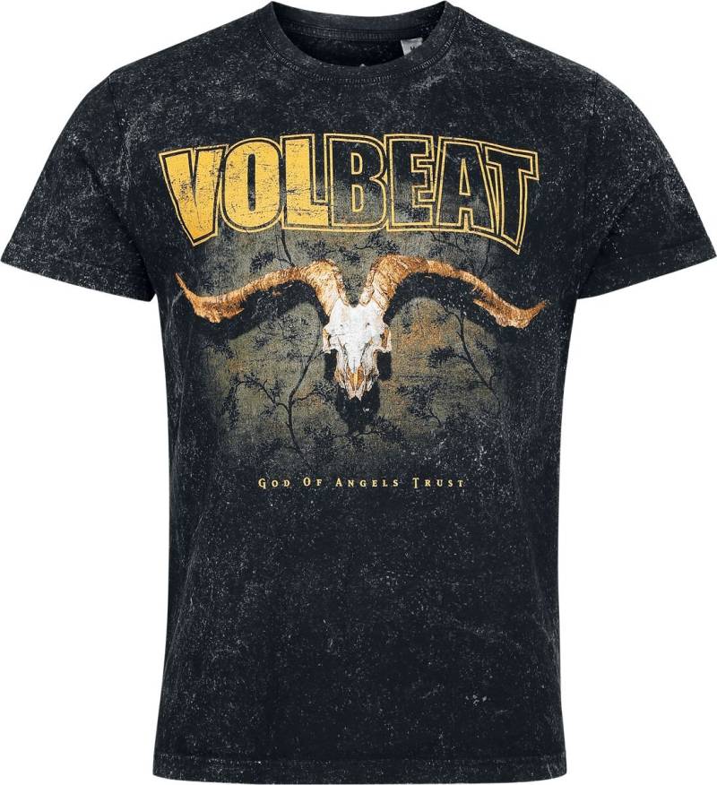 Volbeat T-Shirt - Goat Skullwall - S bis 4XL - für Männer - Größe XXL - grau - EMP exklusives Merchandise! Volbeat T-Shirt - Goat Skullwall - S bis 4XL - für Männer - Größe XXL - grau - EMP exklusives Merchandise! von Volbeat
