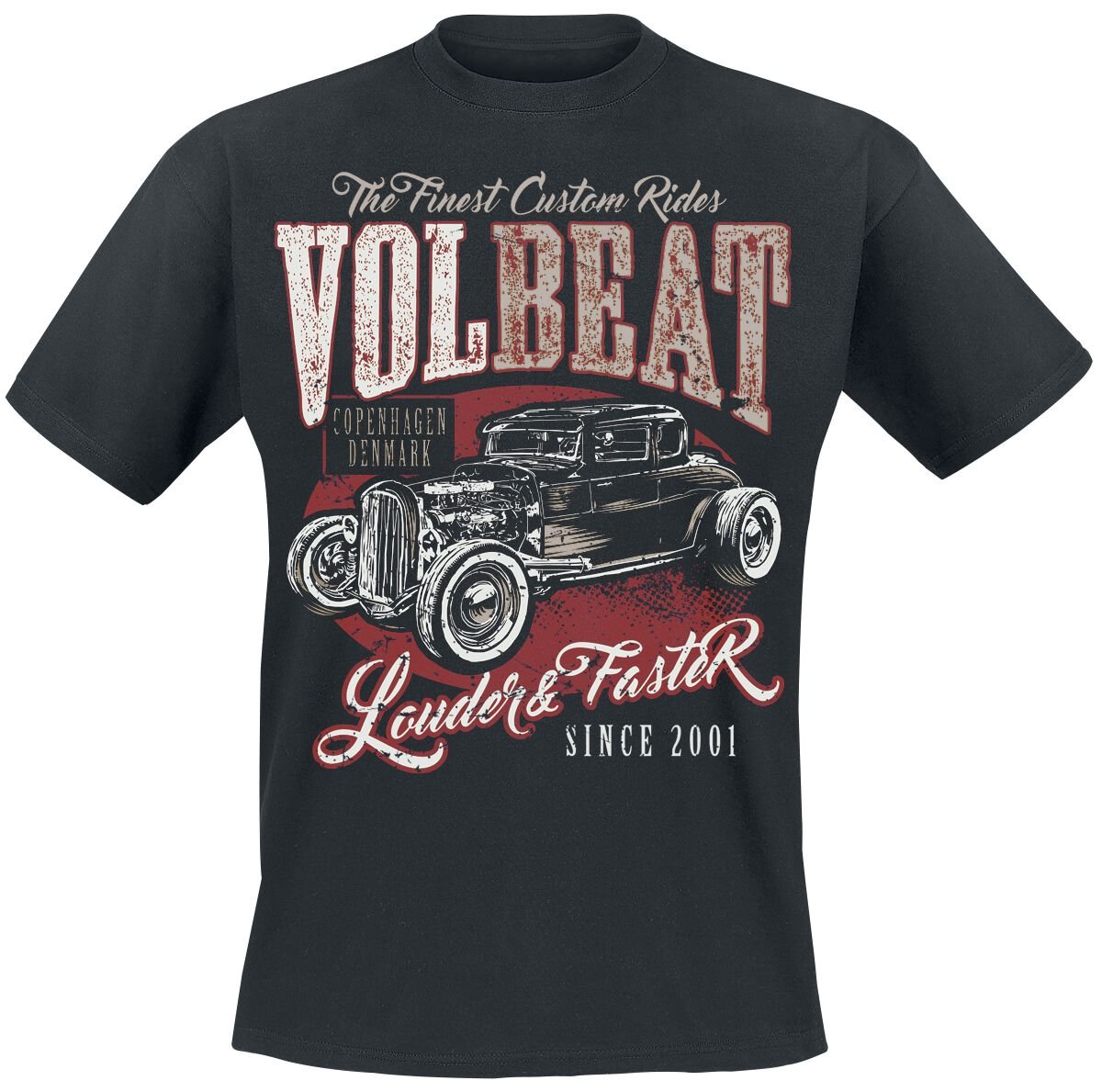 Volbeat T-Shirt - Louder And Faster - S bis 5XL - für Männer - Größe XL - schwarz  - EMP exklusives Merchandise! von Volbeat