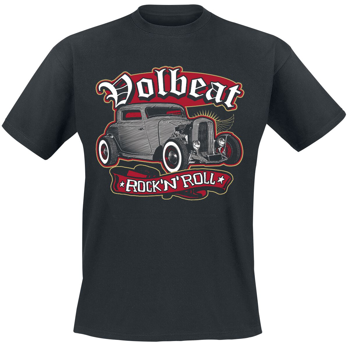 Volbeat T-Shirt - Rock'N'Roll - S bis 4XL - für Männer - Größe S - schwarz  - EMP exklusives Merchandise! von Volbeat