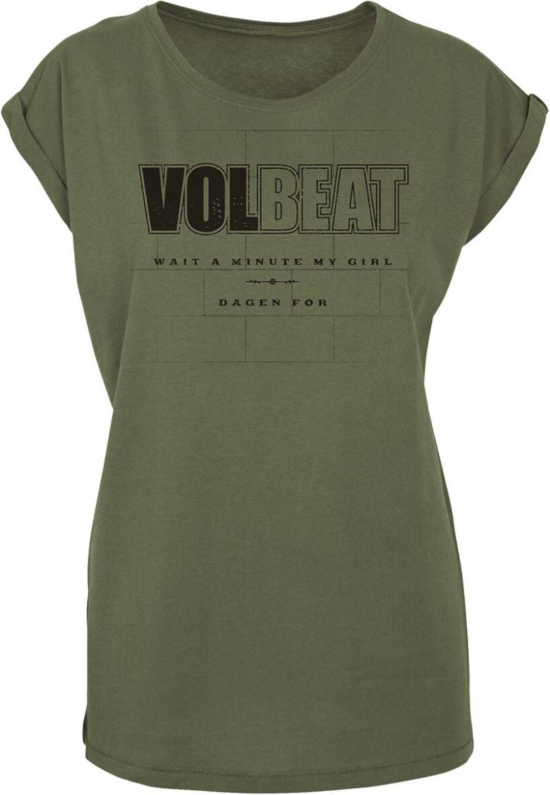 Volbeat T-Shirt - Wait A Minute My Girl - S bis XXL - für Damen - Größe M - sand  - EMP exklusives Merchandise! von Volbeat