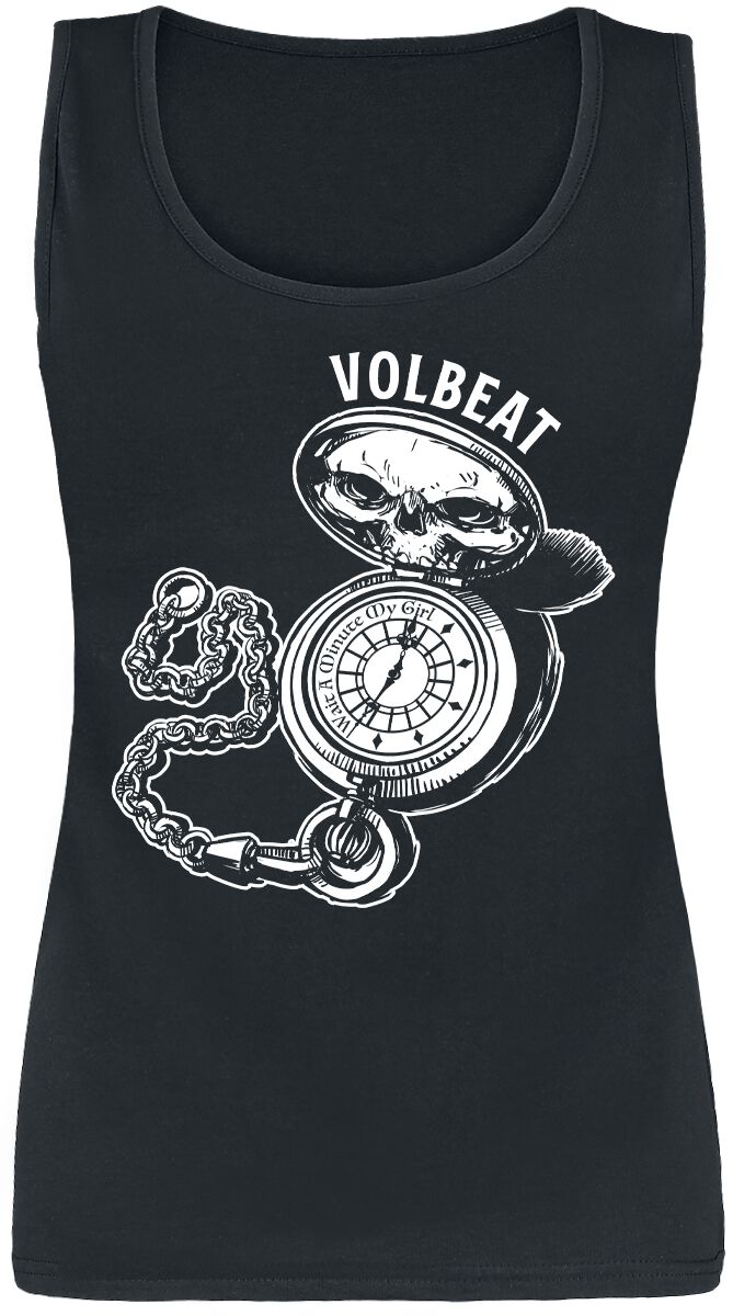 Volbeat Top - Wait A Minute My Girl - S bis XXL - für Damen - Größe S - schwarz  - EMP exklusives Merchandise! von Volbeat