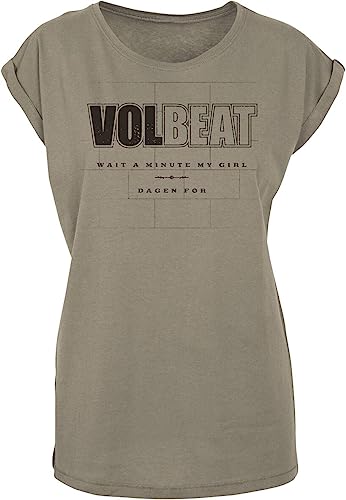 Volbeat Wait A Minute My Girl Frauen T-Shirt Sand XL 100% Baumwolle Band-Merch, Bands von Volbeat