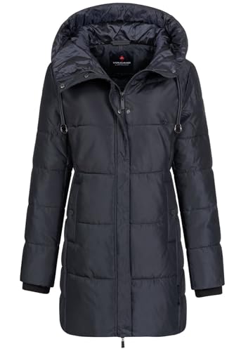 Volcano Damen Steppjacke J-Pirin gesteppte Damenjacke mit Kapuze L22057-W24 Navy (600) M von Volcano