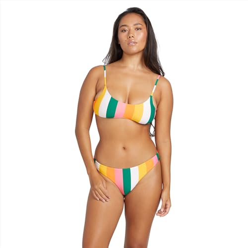Volcom Along Those Lines Crop Bikini Top M von Volcom