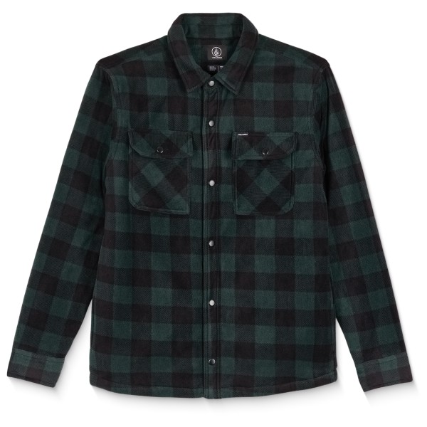 Volcom - Bowered Fleece L/S - Fleecejacke Gr L schwarz von Volcom