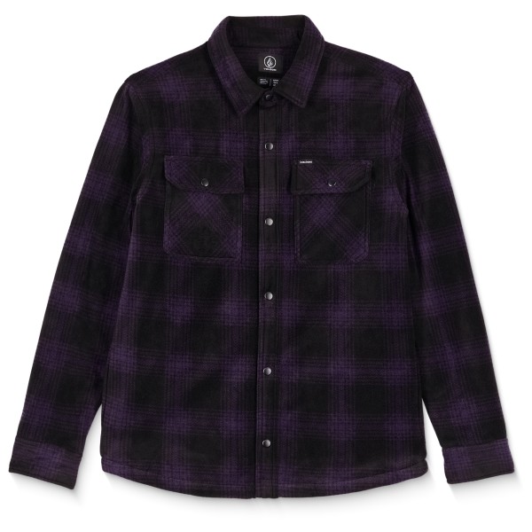 Volcom - Bowered Fleece L/S - Fleecejacke Gr S schwarz/blau von Volcom