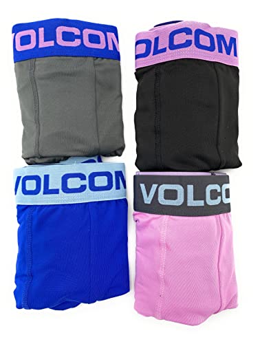 Volcom Boxer Shorts I Boxer Briefs I 4er Pack I Herren I Gr.L I Schwarz-Blau-Grau-Lila I Performance Stretch9916 von Volcom