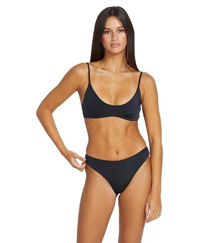 Volcom Cheekini Bikini-Unterteil für Damen, nahtlos, Bikini-Höschen, Schwarz S125, S von Volcom
