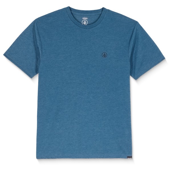 Volcom - Circle Blanks Heather S/S - T-Shirt Gr M blau von Volcom