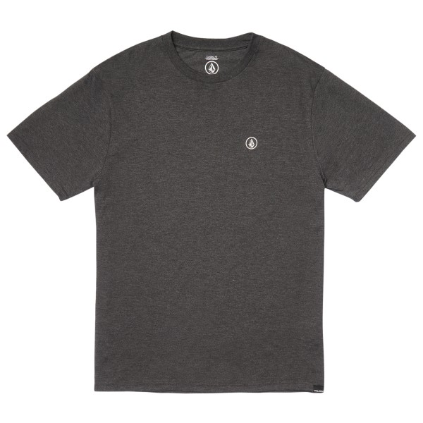 Volcom - Circle Blanks Heather S/S - T-Shirt Gr XXL grau von Volcom