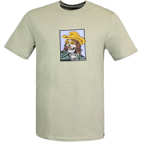 Volcom Cosmic Rodeo T-Shirt Herren (Green Tea, L) von Volcom