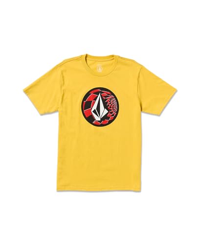 Volcom Crisp Stone Herren-T-Shirt, kurzärmelig, Samengelb, L von Volcom