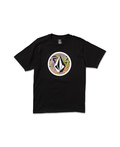 Volcom Crisp Stone Herren-T-Shirt, kurzärmelig, Schwarz S125, Mittel von Volcom