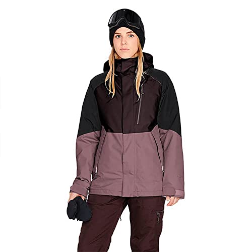 VOLCOM Damen Aris Ins Gore Jacket Jacke, Schwarz, Pflaume, L von Volcom