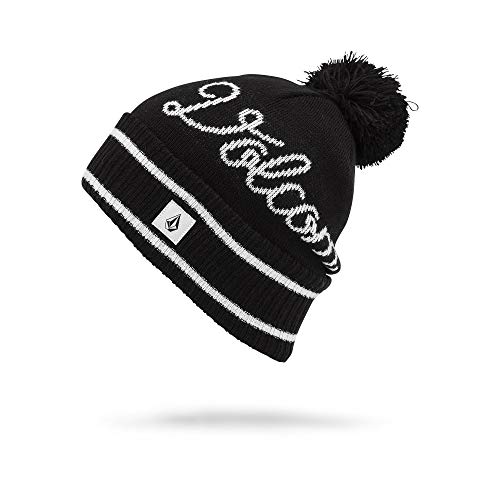 Volcom Damen Beanie Script Classic Fit Snow - Schwarz - Einheitsgröße von Volcom