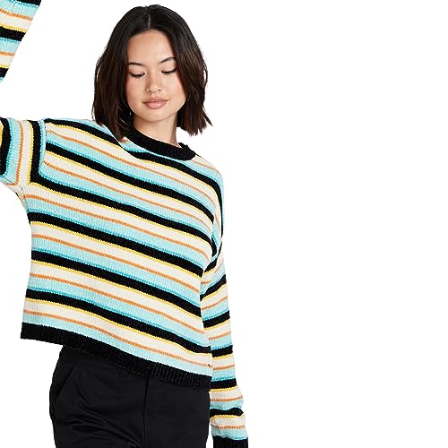 Volcom Damen Bubble Tease Sweater Pullover, Blau (Glacier Blue), X-Klein von Volcom