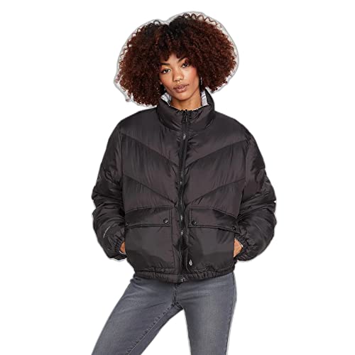 Volcom Damen Down'n Puff Jacket Jacke, schwarz, L von Volcom