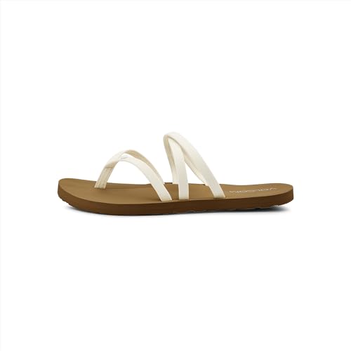 Volcom Damen Easy Breezy Ii Flip Flop Sandale, weiß, 41 EU von Volcom