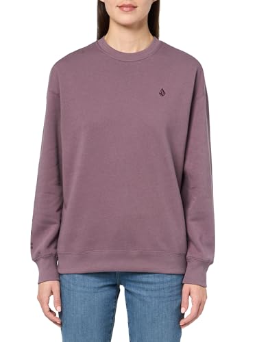 Volcom Damen Essential Crew Fleece Snowboard Winter Sweatshirt Kapuzenpullover, Dusty Lavender S5, XS von Volcom