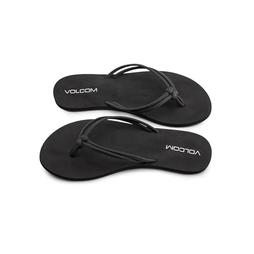 Volcom Damen Forever and Ever Flip Flop Sandale, Black-Out, 40.5 EU Volcom Damen Forever and Ever Flip Flop Sandale, Black-Out, 40.5 EU von Volcom