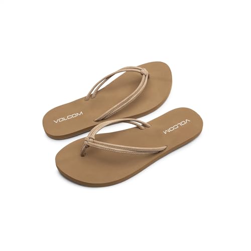 Volcom Damen Forever and Ever Flip Flop Sandale, Hellbraun, 40.5 EU von Volcom