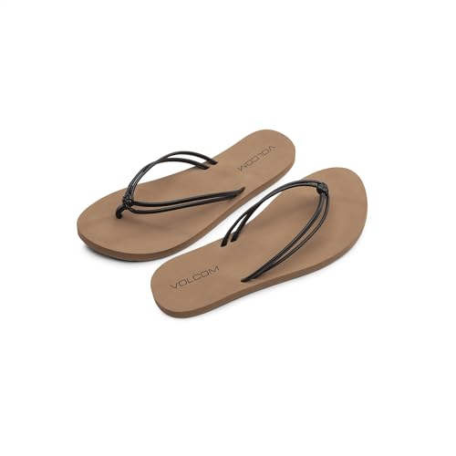 Volcom Damen Forever and Ever Flip Flop Sandale, Schwarz - Neu, 40.5 EU von Volcom