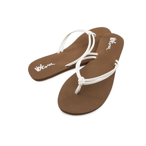 Volcom Damen Forever and Ever Flip Flop Sandale, Weiß - Neu, 42 EU Volcom Damen Forever and Ever Flip Flop Sandale, Weiß - Neu, 42 EU von Volcom