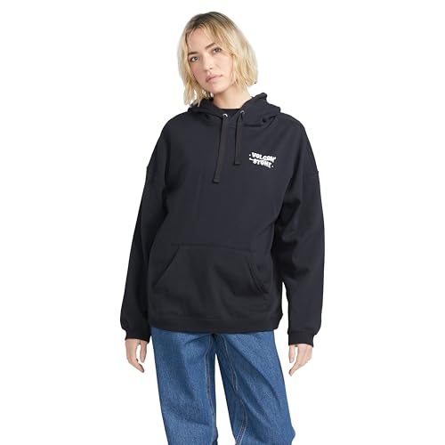Volcom Damen Golden Hour Hoodie Fleece Sweatshirt Kapuzenpullover, Schwarz, L Volcom Damen Golden Hour Hoodie Fleece Sweatshirt Kapuzenpullover, Schwarz, L von Volcom